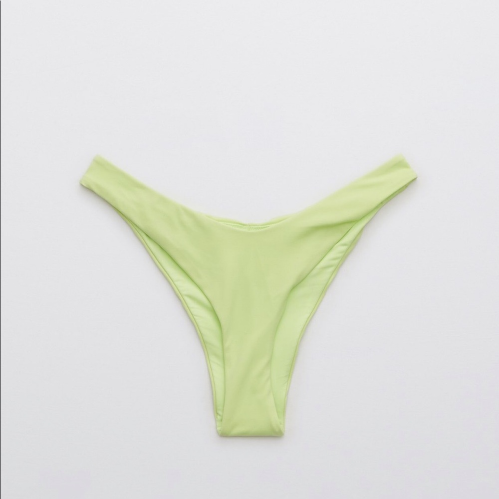 aerie light green bikini bottoms